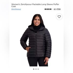 ZeroXposur Women's Charcoal Puffer Jacket
